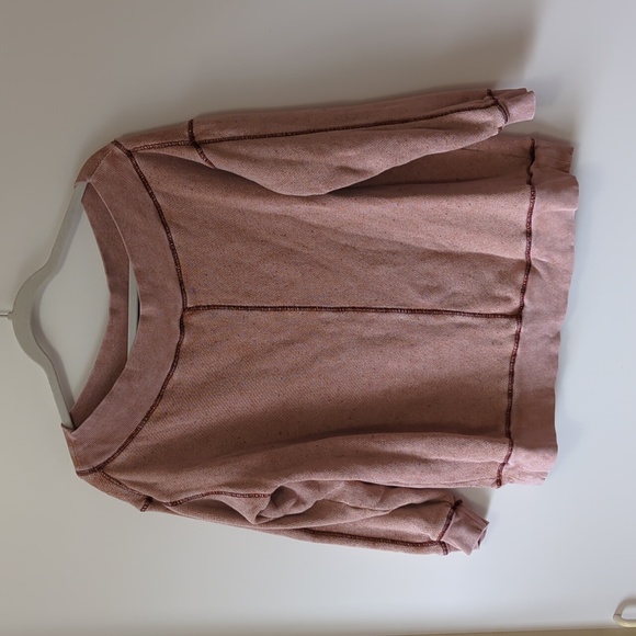 Anthropologie Pilcro Slouchy Off-The-Shoulder Sweatshirt - Size XS - Picture 2 of 11